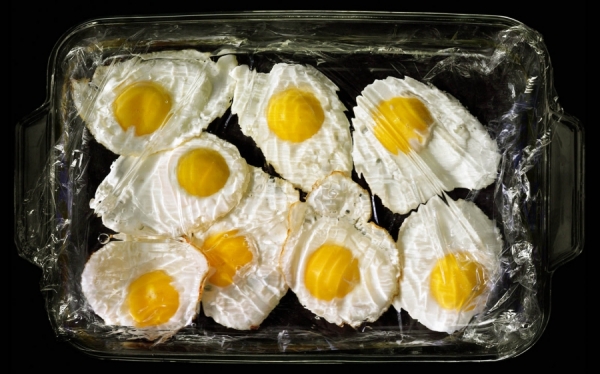 Photograph Mark Wiens Fried Eggs on One Eyeland
